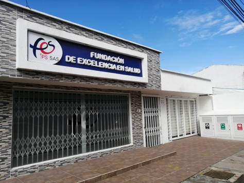 Fachada principal de la sede FES IPS SAS en Popayán
